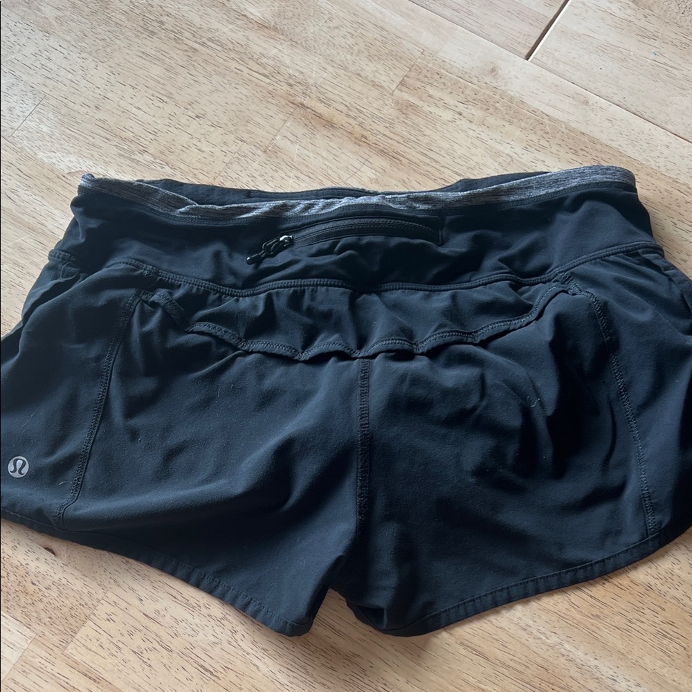lululemon athletica Women's Black Athletic Shorts